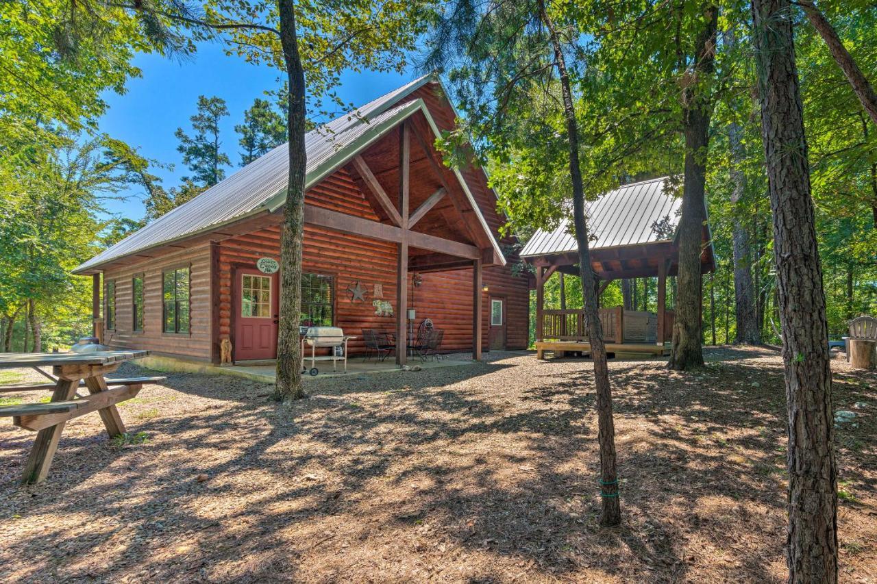 Cabin With Hot Tub And Games, 4 Mi To Beavers Bend! 브로큰보우 외부 사진